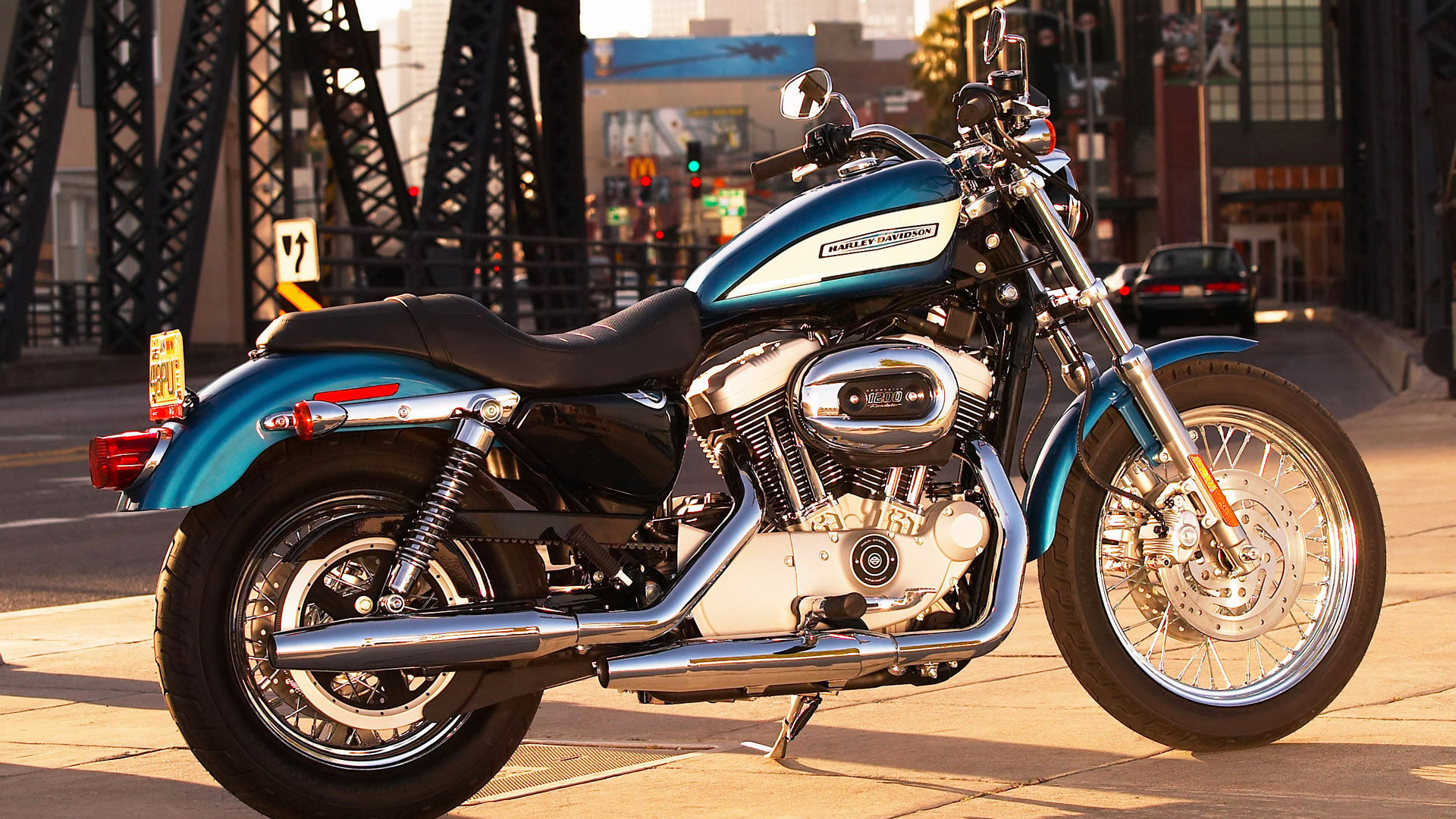 Hình nền máy tính xe Harley Davidson cổ điển