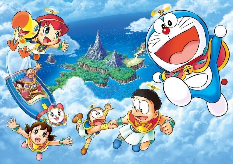 Hình nền máy tính dễ thương Doraemon và Nobita