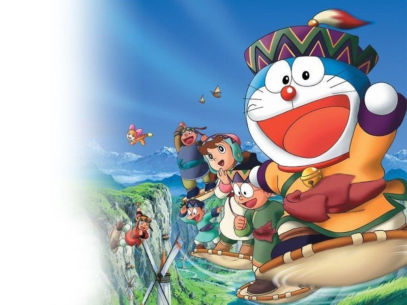 Hình nền máy tính dễ thương Doraemon cười