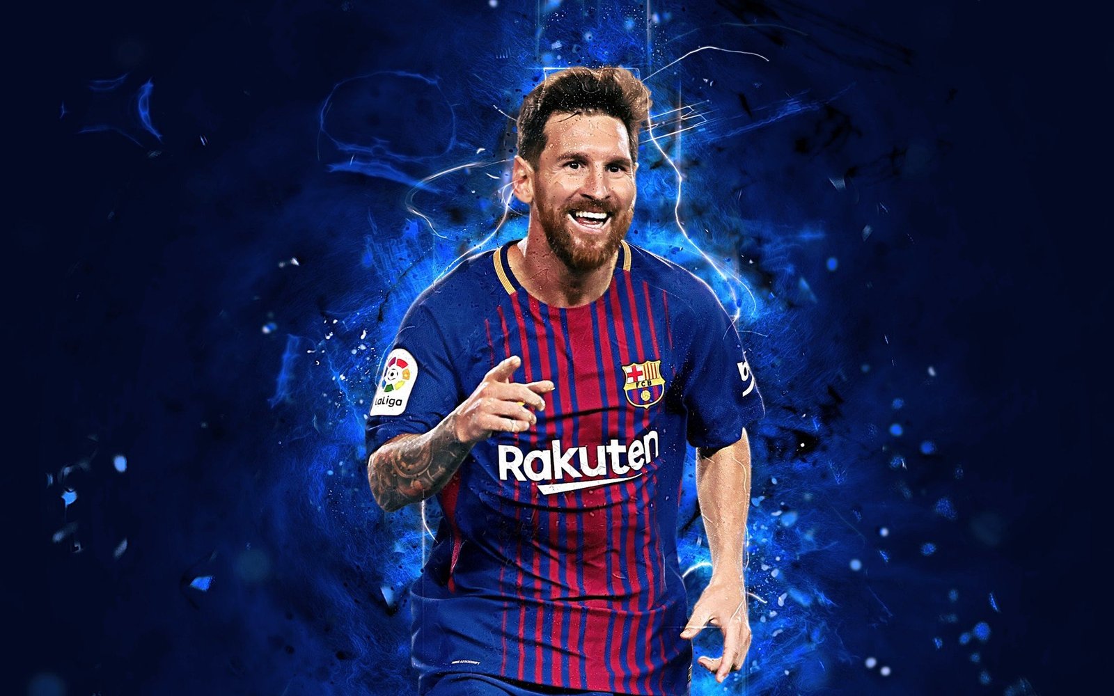 Messi đang biểu diễn kỹ thuật bóng đá với chi tiết 4K và hiệu ứng 3D
