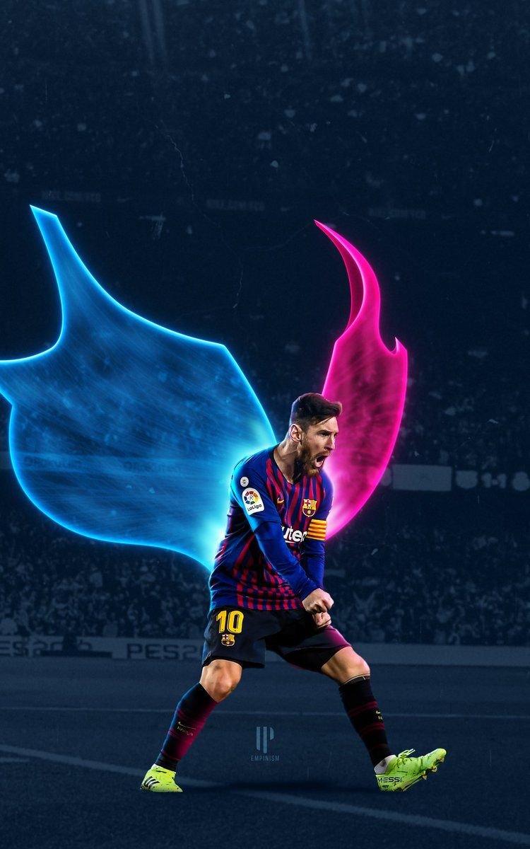 Hình nền Messi cá tính với phong cách 4K 3D độc đáo