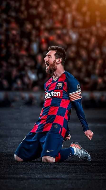 Hình nền Messi đầy uy lực trên sân cỏ, chất lượng 4K 3D