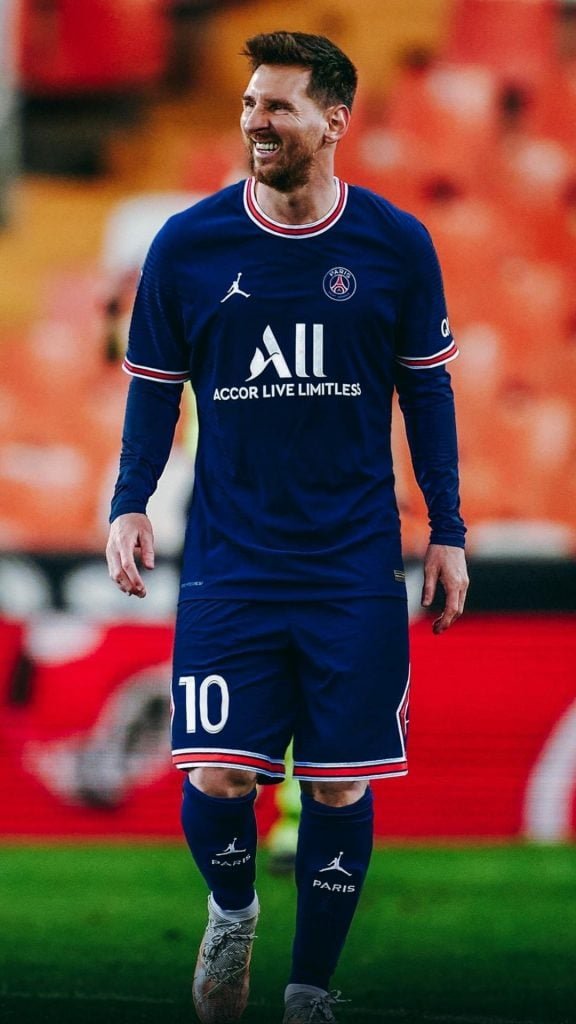 Messi trong một pha bóng tấn công, hình nền 4K 3D đầy kịch tính