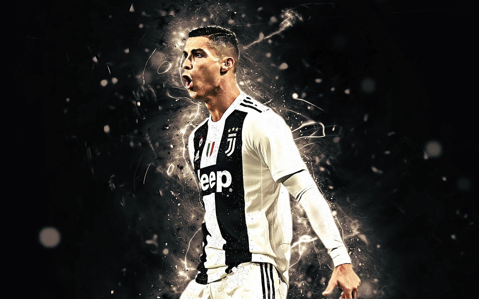 Ronaldo thi đấu cho Juventus, hình nền đẹp 4K