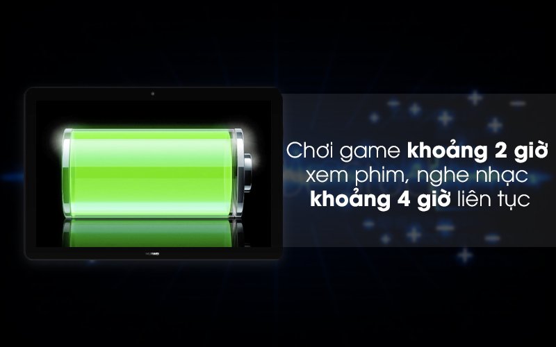 Dung lượng pin 5100 mAh của máy tính bảng Huawei Mediapad T5