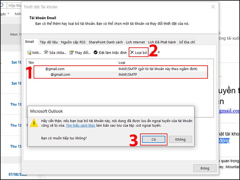 Cách Xóa Tài Khoản Outlook Trên Máy Tính Nhanh Chóng
