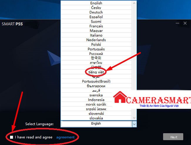Hướng dẫn giải nén file Smart PSS trước khi cài đặt