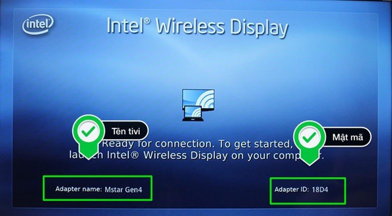 Kích hoạt tính năng Wi-Fi Display trên tivi để kết nối không dây với máy vi tính