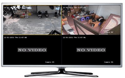 Kiểm tra kết nối đầu ghi camera với tivi
