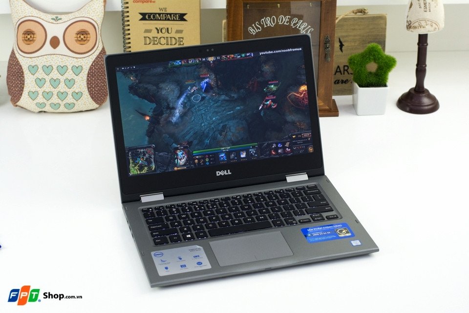 Laptop Dell Inspiron 5000 series với khả năng xoay gập 2-in-1