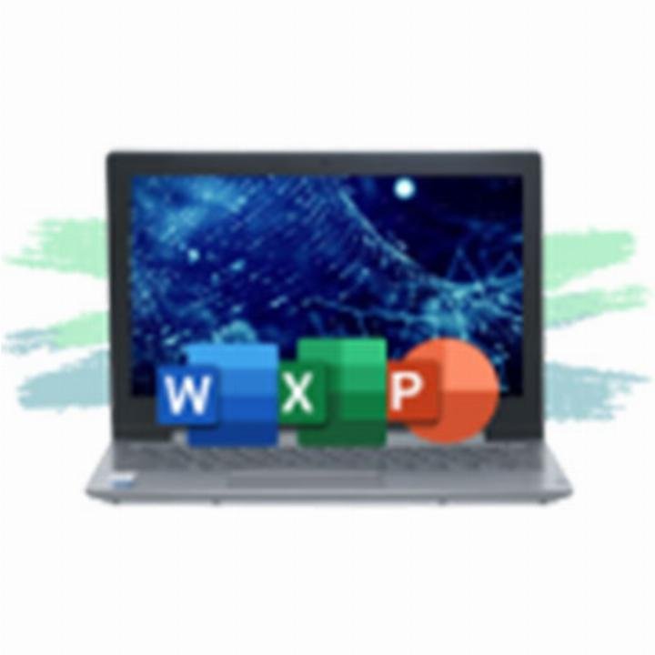 Laptop học tập văn phòng với thiết kế mỏng nhẹ, hiện đại