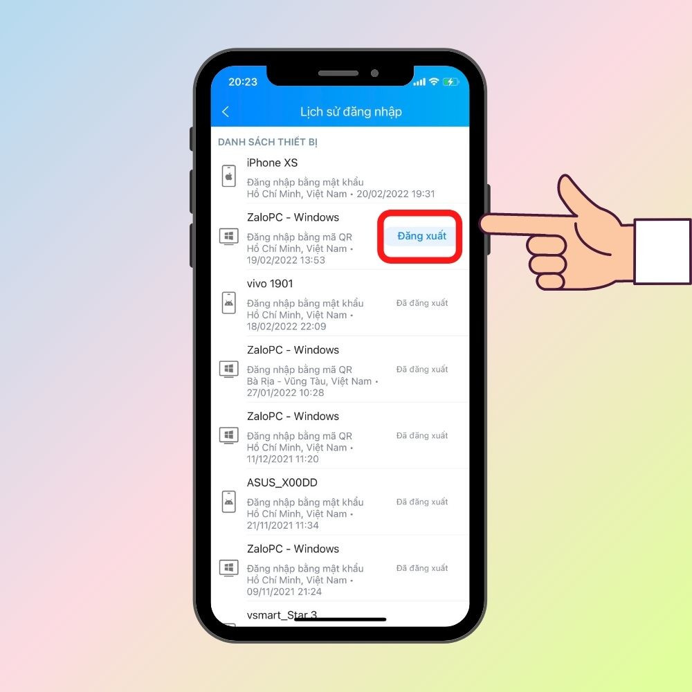 Lịch sử đăng nhập Zalo: Hướng dẫn đăng xuất Zalo từ máy tính khác