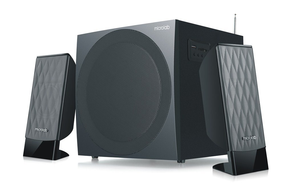 Review Loa Máy Tính Microlab M300BT 2.1 Mới Nhất