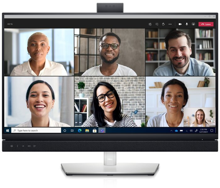 Màn hình máy tính 60 inch với nút điều khiển Microsoft Teams