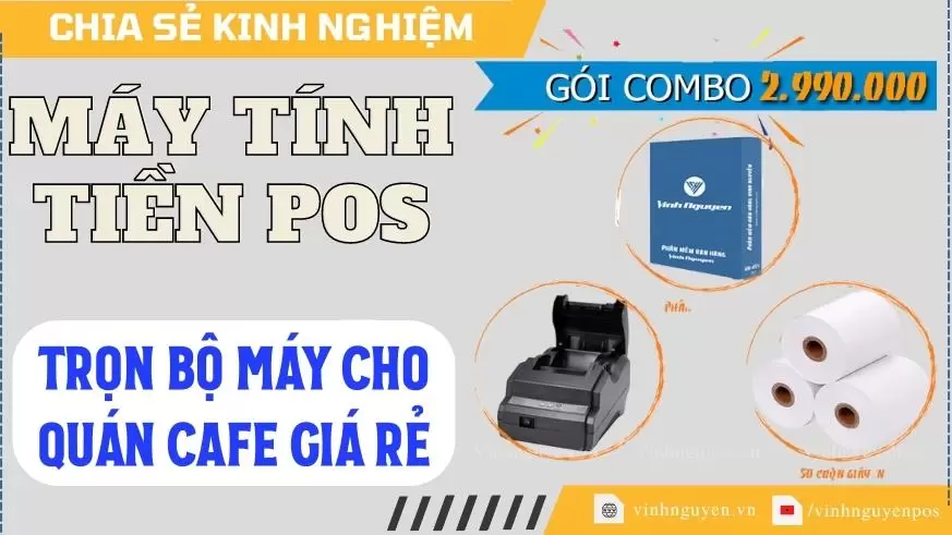 Hệ thống máy POS tính tiền quán cafe