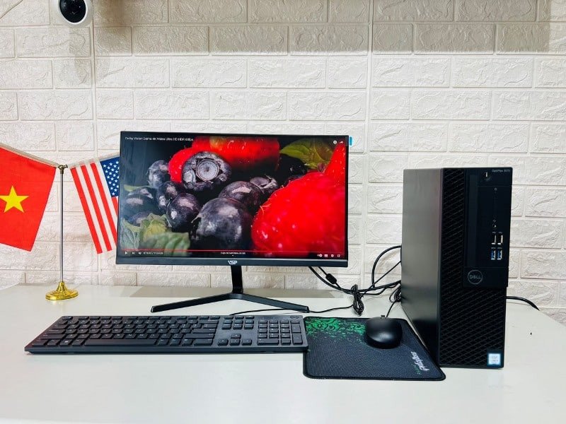 Máy tính để bàn siêu nhỏ gọn Dell Optiplex 3070 SFF mặt trước