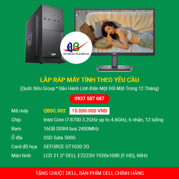 Máy tính lắp ráp QBDC.002