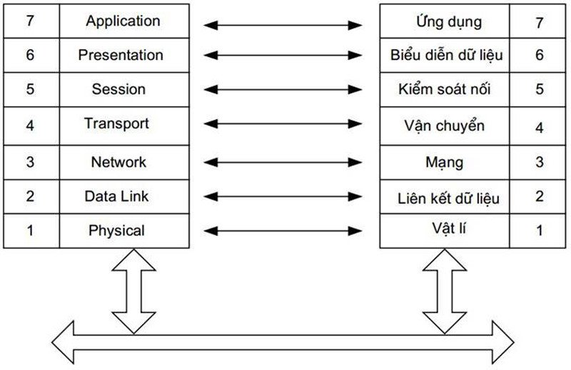 Mô hình OSI 7 lớp và chức năng