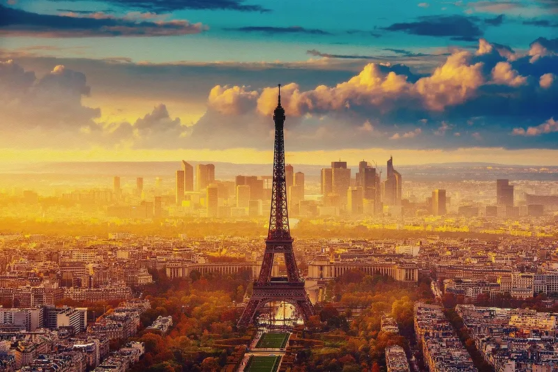 Tận hưởng vẻ đẹp Paris qua hình nền máy tính Tháp Eiffel đầy cảm xúc