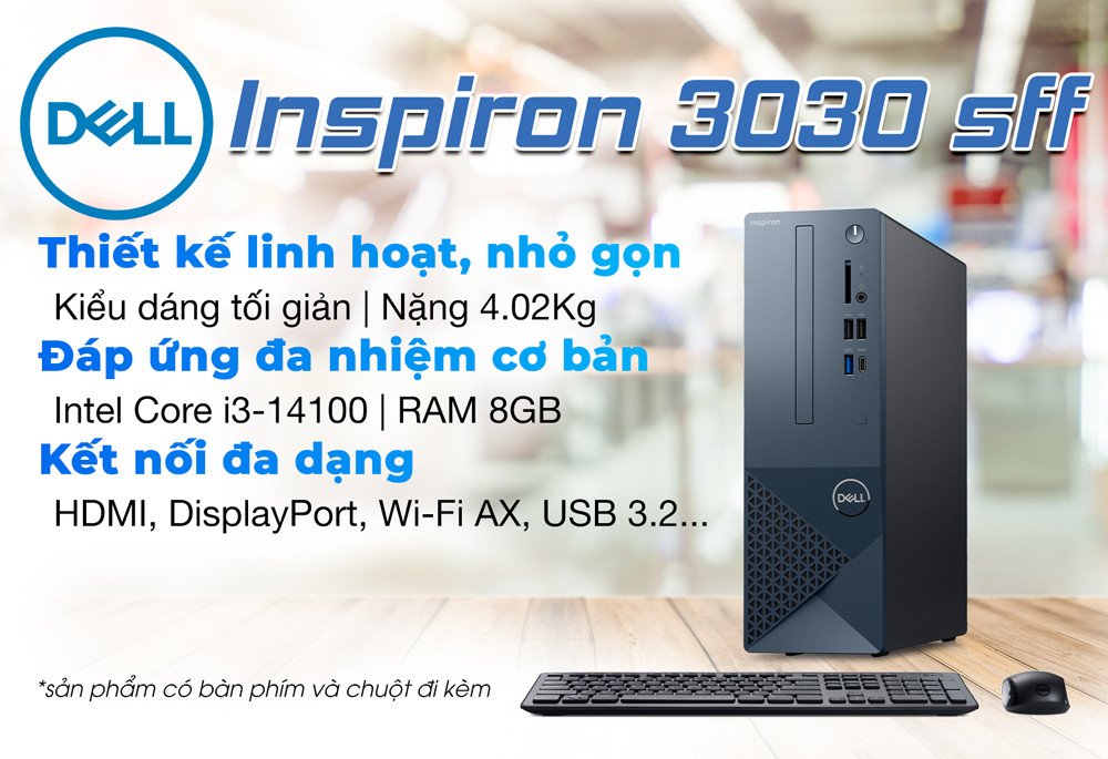 Review Máy Tính Để Bàn Dell Inspiron 3030 SFF Mới Nhất