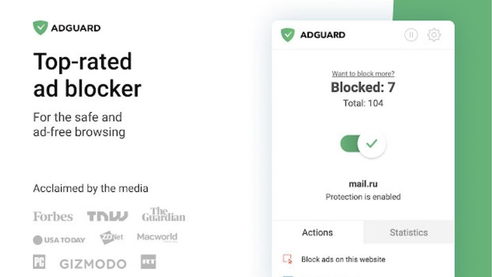 Phần mềm chặn quảng cáo AdGuard