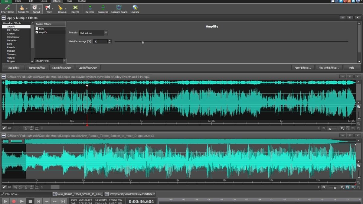 Phần mềm ghi âm WavePad