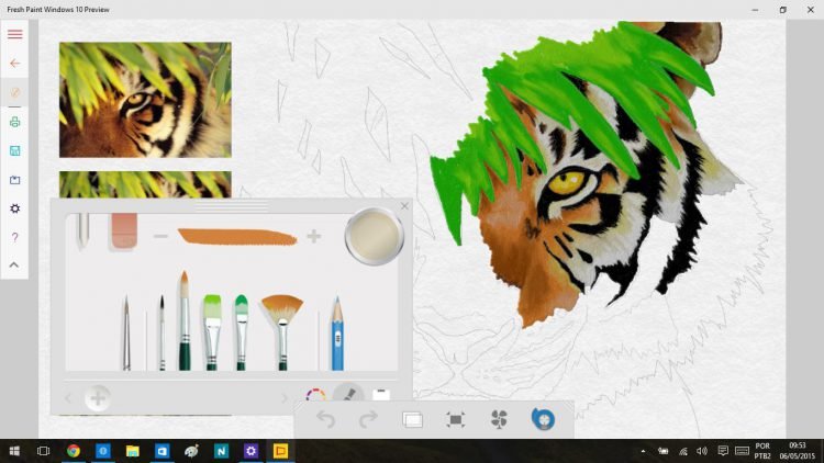 Microsoft Fresh Paint - Phần mềm tiện ích trên máy tính với giao diện chân thực