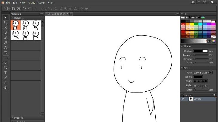 EasyComic hỗ trợ vẽ truyện tranh trực quan khi chỉnh sửa ảnh trên máy tính