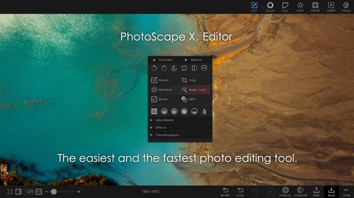Giao diện đẹp và tính năng thú vị của PhotoScape X để chỉnh sửa ảnh trên máy tính