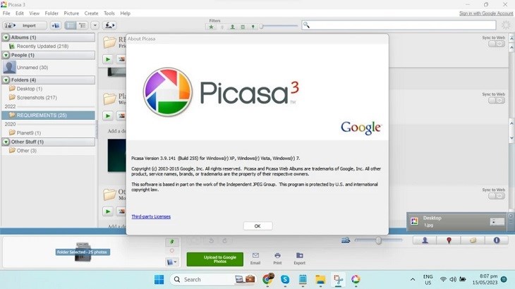 Picasa của Google, công cụ quản lý và chỉnh sửa ảnh trên máy tính (đã ngừng)