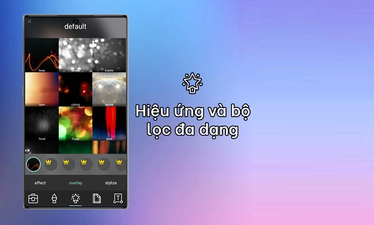 Hiệu ứng đa dạng của phần mềm Pixlr để chỉnh sửa ảnh trên máy tính