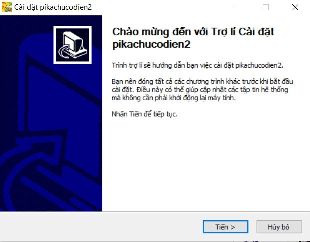 Quá trình cài đặt game Pikachu cổ điển trên máy tính