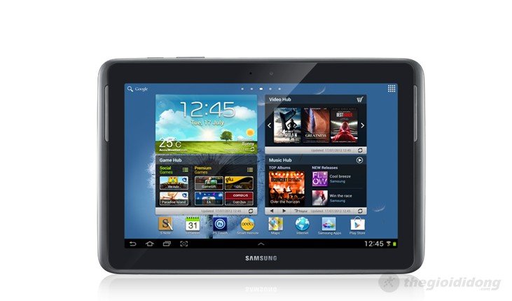 Giao diện đặc trưng của máy tính bảng Samsung Galaxy Note 10.1