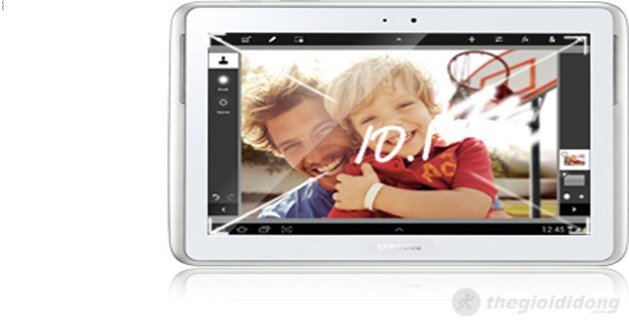 Thiết kế mỏng và màn hình lớn của máy tính bảng Samsung Galaxy Note 10.1