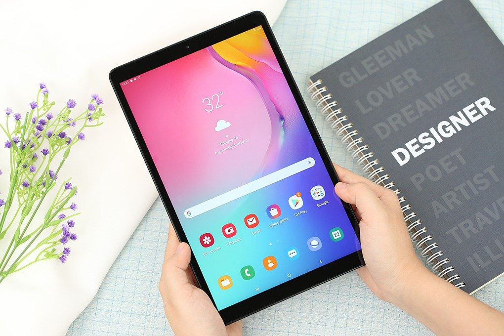 Máy tính bảng Samsung Tab A 10.1 T515 với thiết kế mỏng nhẹ