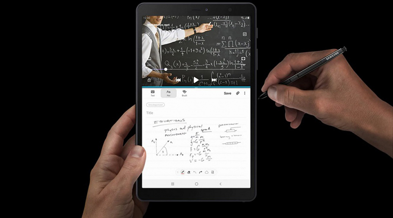 Sử dụng bút S Pen trên máy tính bảng Samsung Galaxy Tab A (P205) S Pen