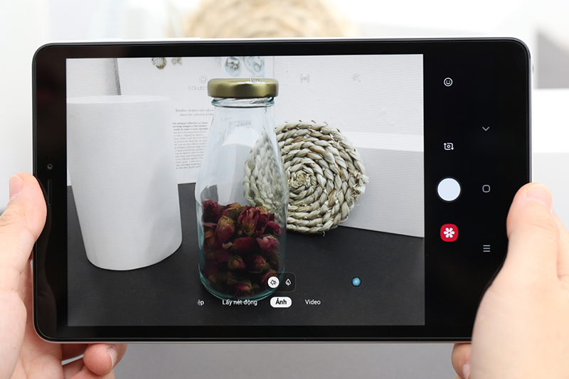 Giao diện camera của máy tính bảng Samsung Galaxy Tab A (P205) S Pen