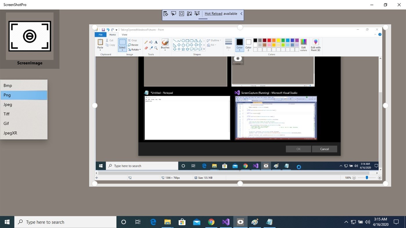 Giao diện của Snip & Sketch, một công cụ chụp màn hình tiện ích trên máy tính Dell