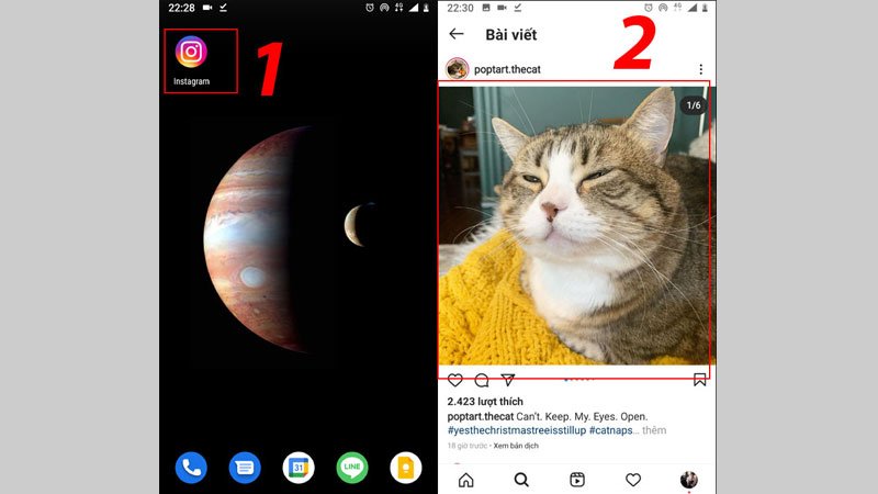 Cách lấy liên kết ảnh Instagram từ bài đăng