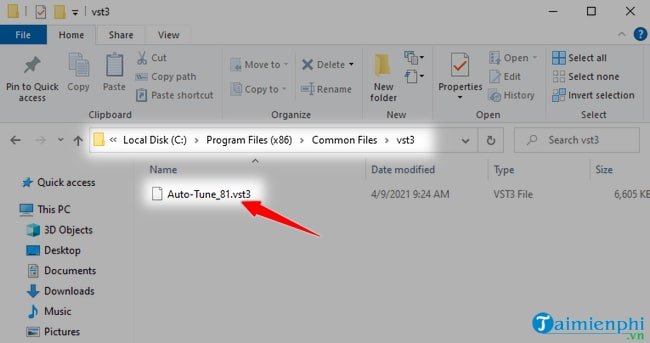 Sao chép file plugin Auto-Tune