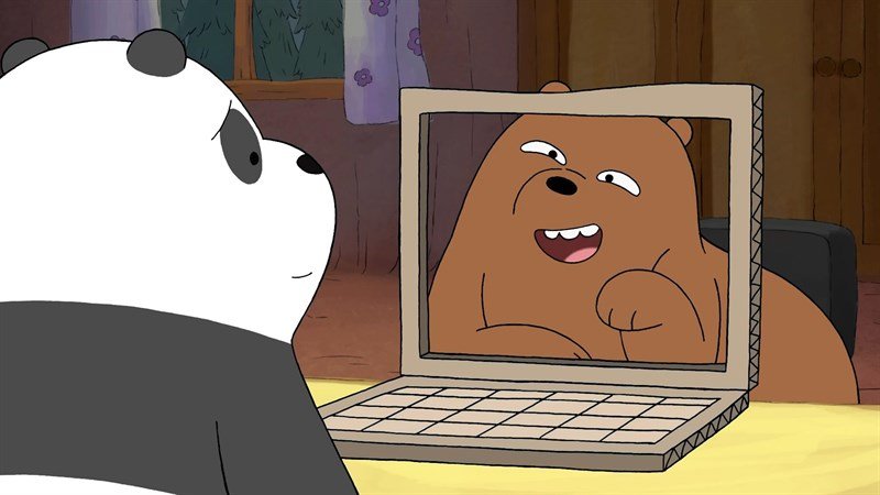 Bộ ảnh nền We Bare Bears dễ thương, đưa bạn vào thế giới hoạt hình