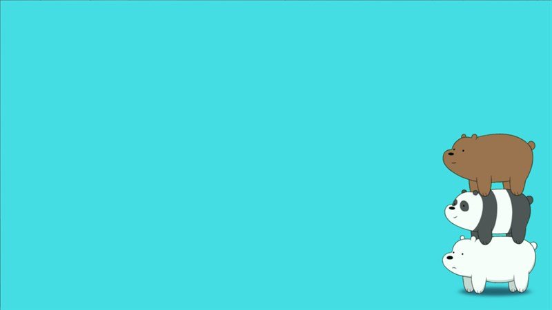 Tải ngay hình nền máy tính 3 chú gấu đáng yêu, chất lượng cao