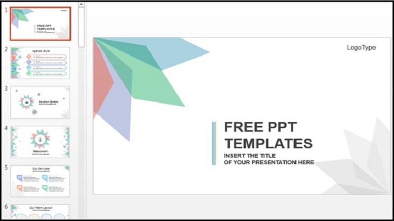 Giao diện thiết kế slide PowerPoint với nhiều tùy chọn