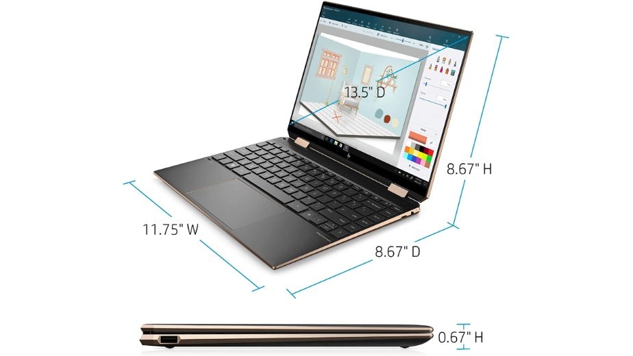 Kích thước linh hoạt của HP Spectre X360