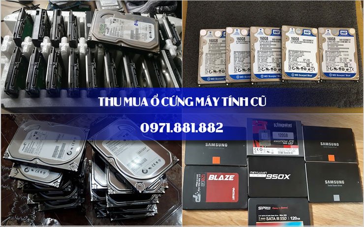 thu mua ổ cứng SSD HDD cũ giá cao