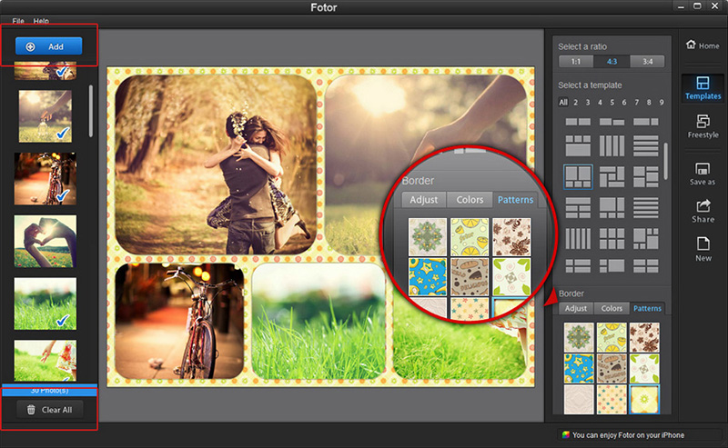 Giao diện trực quan của Fotor giúp chỉnh sửa ảnh trên máy tính dễ dàng