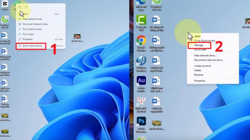 Truy cập Device Manager để gỡ driver Wifi