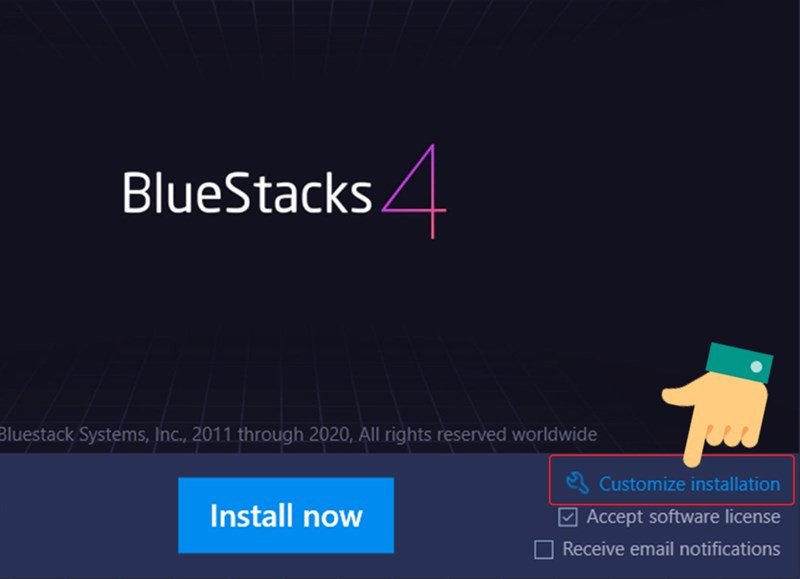 Tùy chỉnh cài đặt giả lập BlueStacks