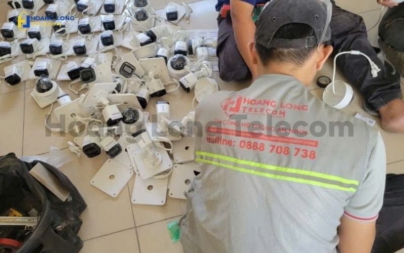 Dịch vụ lắp camera tại nhà - Hoàng Long Telecom tư vấn và thi công tận nơi