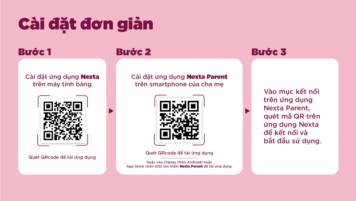 Các bước hướng dẫn kết nối ứng dụng Nexta-Edu Masstel trên máy tính bảng